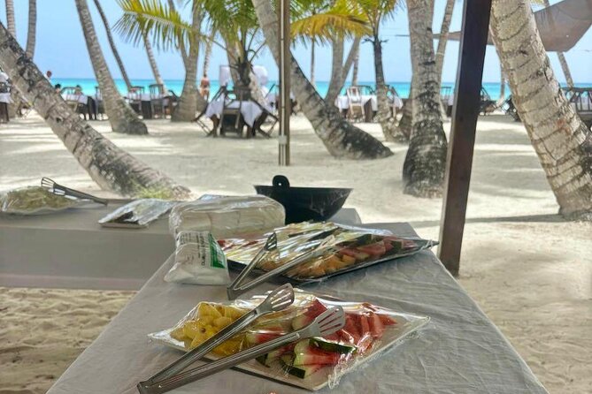 Saona Island Full Day Tour with Buffet Lunch, Paella, & Open Bar - The Palmilla Natural Pool stop