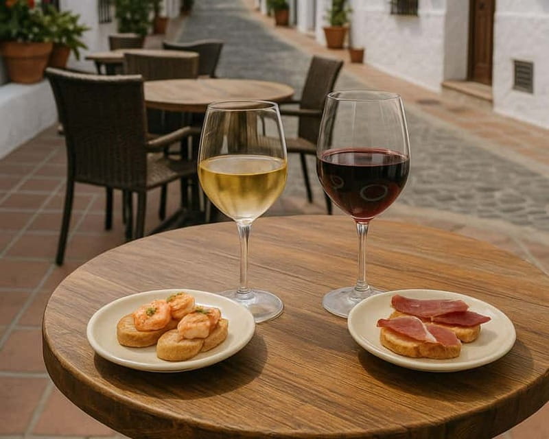 Self-Guided Wine & Tapas Walking Tour - Four pairings, but confusing venue information