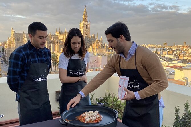 Sevilla: Rooftop Paella Cooking Class & 30-minute expert Q&A - What you take home