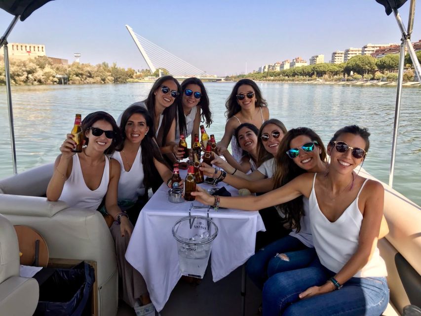 Seville: Exclusive River Boat Tour with Tapas - How the small boat changes the experience