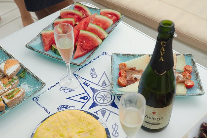 Shared Luxury Yacht Cruise with Champagne and Tapas - Sea scooters, snorkeling, and quiet time