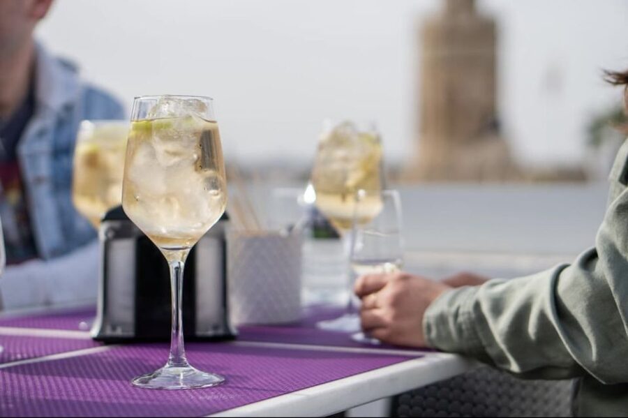 Simply Sangria - Four glasses, four different directions