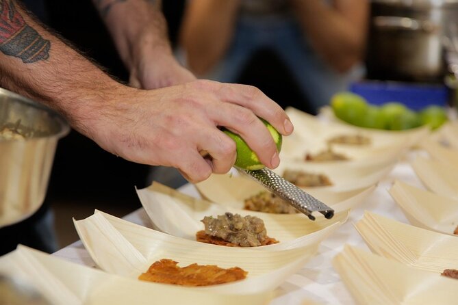 Spanish Cooking Class Palma meals+drinks 7 dishes Full meals - Drinks make the $107.63 price easier to justify