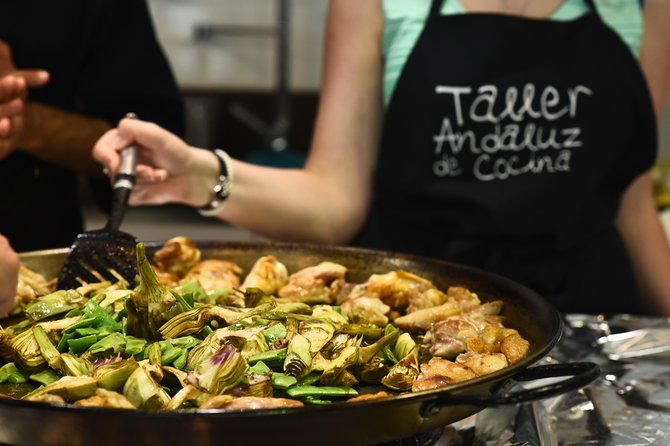 Spanish Cooking Class & Triana Market Tour in Sevilla - The Menu: Salmorejo, Spinach, Paella, and Dessert