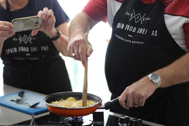 Tapas Cooking Workshop & Market Visit - The apron and recipes are useful takeaways