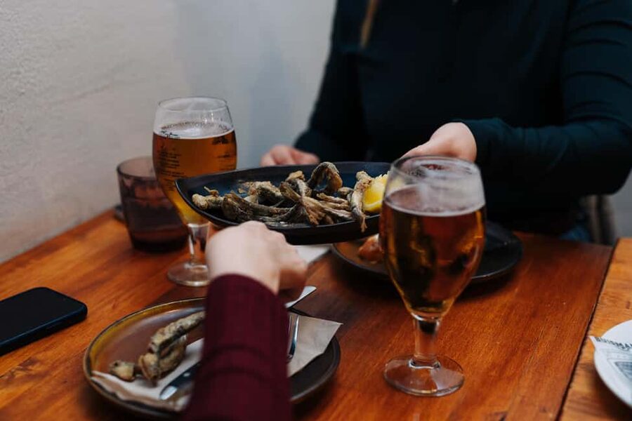 Tapas Food Tour with Dinner in Barcelona - Five tapas, four restaurants, and several drinks
