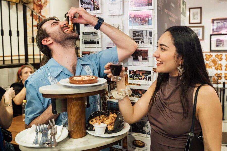 Tapas Food Tour with Dinner in Madrid - Wine, vermouth, and alcohol-free choices