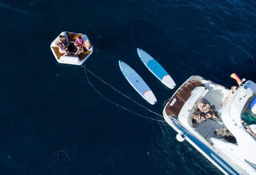 Tenerife: Shared Yacht Cruise with Champagne and Tapas - Tapas lunch with a Spanish flavor