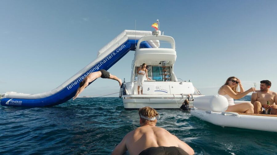 Tenerife: Shared Yacht Cruise with Champagne and Tapas - What $100 buys you