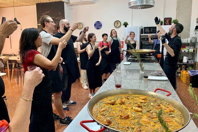 Valencian paella cooking class, tapas and visit to Ruzafa market. - An eight-minute walk leads to the cooking kitchen