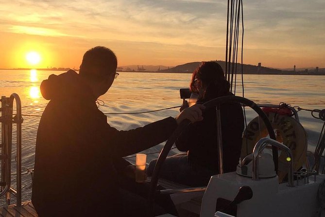 Wonderful 2 Hour Sailing trip including open bar and Pinchos - Port Vell: Ships, Ferries, and a Front-Row Harbor View